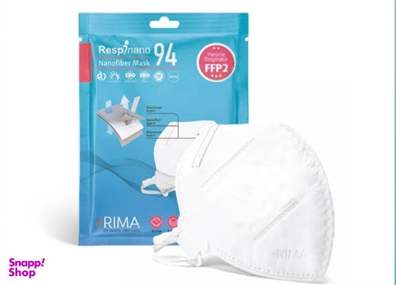 ماسک تنفسی رسپی نانو (Respi Nano) مدل FFP2 بدون سوپاپ N94