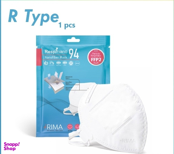 ماسک تنفسی رسپی نانو (Respi Nano) مدل FFP2 بدون سوپاپ N94