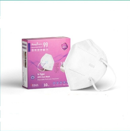 ماسک تنفسی رسپی‌ نانو (Respi Nano) مدل وی تایپ N99 بسته 10 عددی