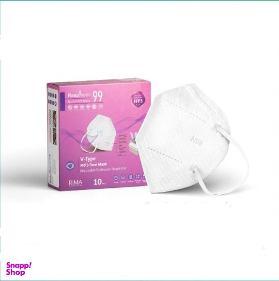 ماسک تنفسی رسپی‌ نانو (Respi Nano) مدل وی تایپ N99 بسته 10 عددی