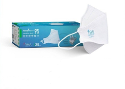 ماسک تنفسی سه بعدی رسپی‌ نانو (Respi Nano) مدل فیش تایپ N95 بسته 25 عددی