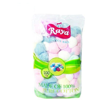 پنبه بهداشتی رایا (Raya) مدل توپی بسته 100 عددی