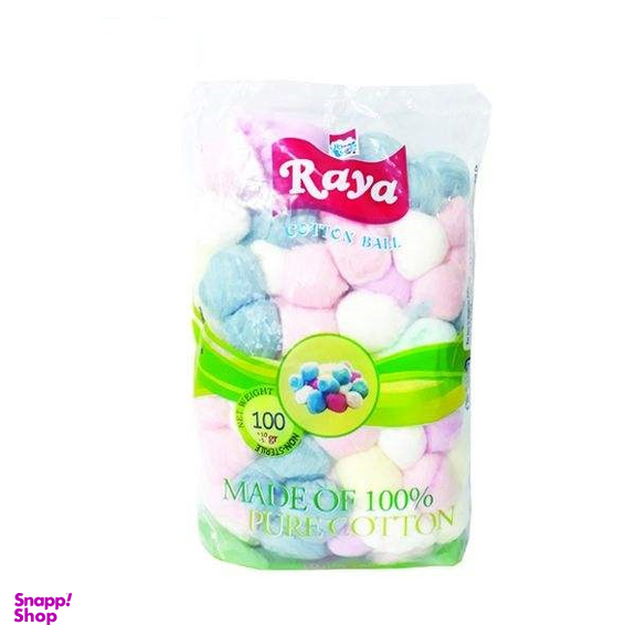 پنبه بهداشتی رایا (Raya) مدل توپی بسته 100 عددی