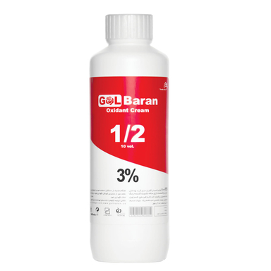 اکسیدان گلباران (Golbaran) شماره 0.5 سه درصدی حجم 750 میلی لیتر حجم 750 میلی لیتر