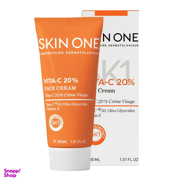 کرم صورت اسکین وان (Skin One) مدل Vitamin C 20% حجم حجم 30 میلی لیتر