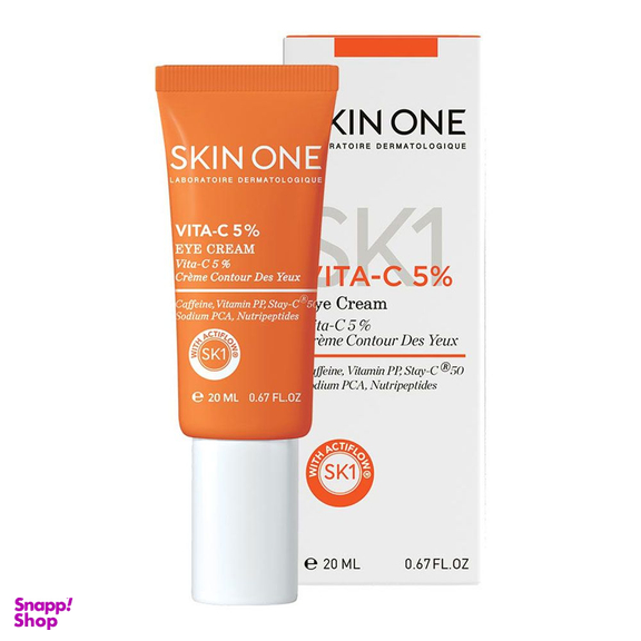 کرم دور چشم اسکین وان مدل Vitamin C 5% حجم 20 میلی لیتر