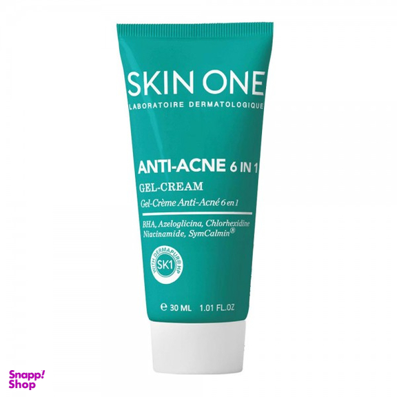 ژل کرم ضد جوش اسکین وان (Skin One) مدل 6in1 حجم 30 میلی لیتر