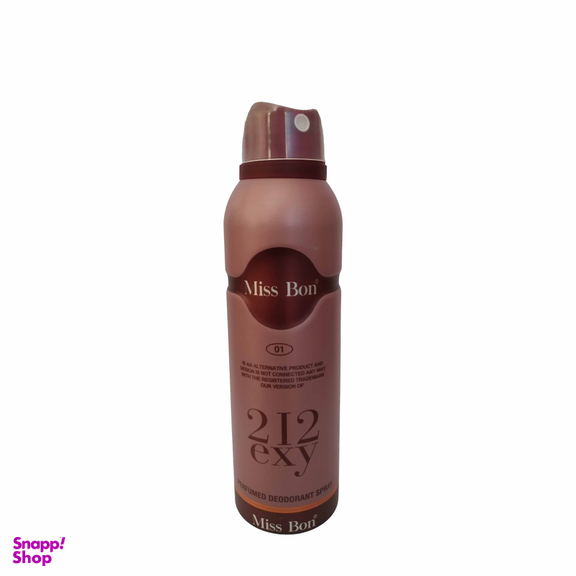 اسپری بدن زنانه اکو میس بون (Miss Bon) مدل 212 حجم 200 میلی لیتر