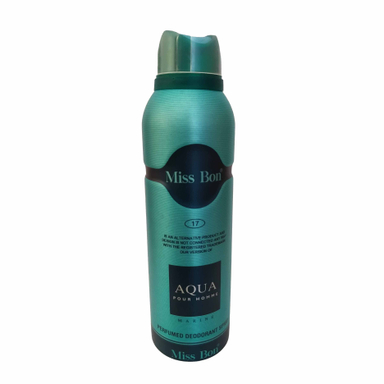 اسپری بدن مردانه اکو میس بون (Miss Bon) مدل Aqua حجم 200 میلی لیتر