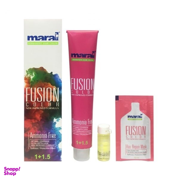 رنگ مو بدون آمونیاک مارال (Maral) مدل Fusion Color شماره 9.506 رنگ کره عسلی حجم 100 میلی لیتر