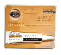 چسب مژه ضد آب امپل (Ample) مدل Clear White بی رنگ وزن 7 گرم