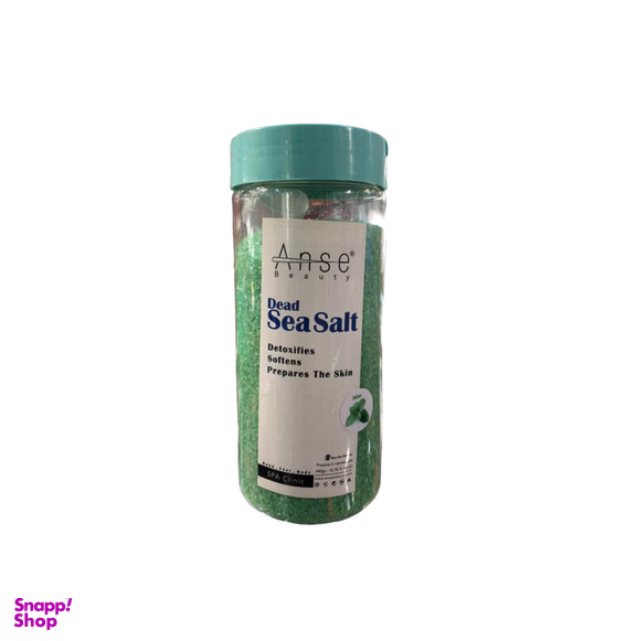 نمک دریا آنسه (Anse) حاوی عصاره نعناع وزن 490 گرم