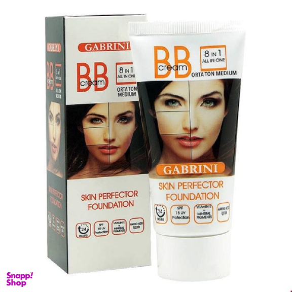 بی بی کرم گابرینی (Gabrini) مدل 8in1 شماره Medium حجم 50 میلی لیتر