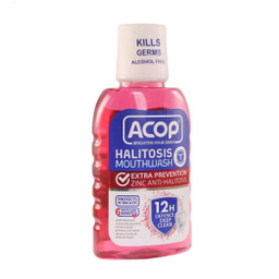 دهان شویه آکوپ (Acop) مدل Halitosis بدون الکل حجم 300 میلی‌ لیتر