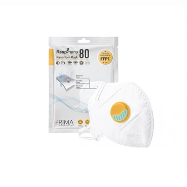 ماسک بهداشتی رسپی نانو (Respi Nano) مدل FFP1 سوپاپ دار N80