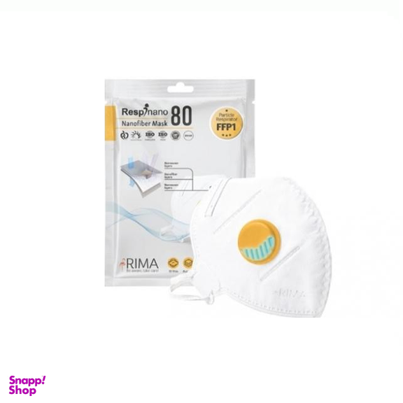 ماسک بهداشتی رسپی نانو (Respi Nano) مدل FFP1 سوپاپ دار N80