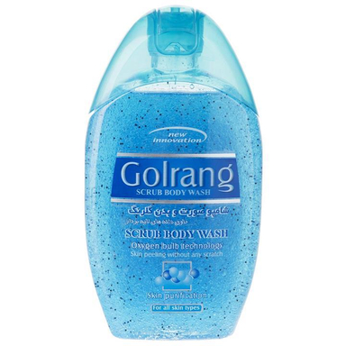 شامپو صورت و بدن گلرنگ (Golrang) مدل Scrub کد Bg حجم 280 میلی لیتر مجموعه 2 عددی