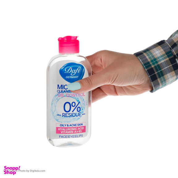 محلول پاک کننده صورت دافی (Dafi) مدل Oily & Anti Bacterial حجم 200 میلی لیتر