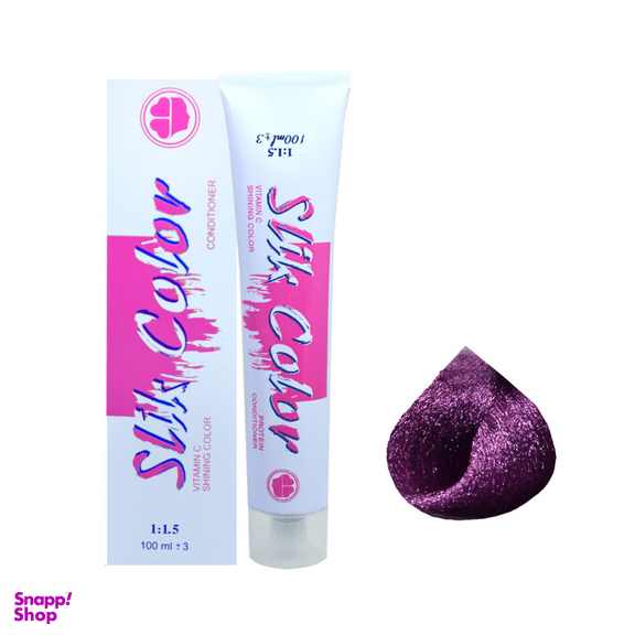 رنگ مو سلیک کالر (Slik Color) شماره 7.20 رنگ شرابی خیلی روشن حجم 100 میلی‌لیتر