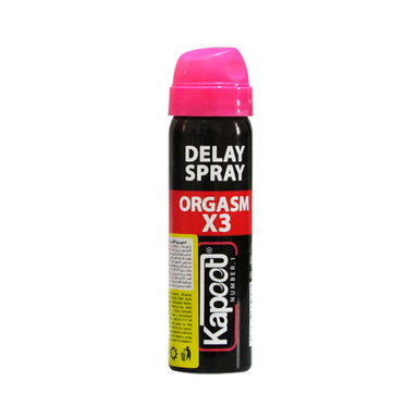 اسپری تاخیری کاپوت (Kapoot) مدل ORGASM X3 حجم 65 میلی‌لیتر مجموعه 2 عددی