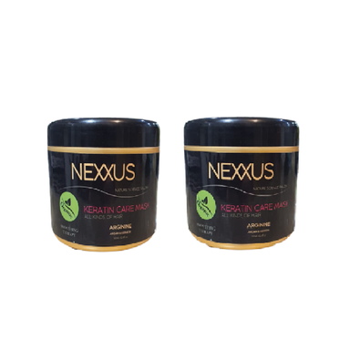 پک مراقبت از مو کراتین شده بدون سدیم سولفات نکسوس (NEXUS) مدل keratine حجم 500 میلی لیتر مجموعه 2 عددی
