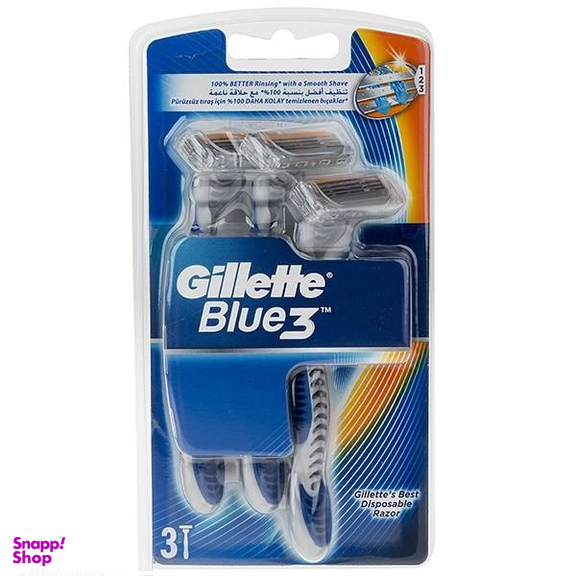تیغ اصلاح کارتی ژیلت (Gillette) مدل Blue 3
