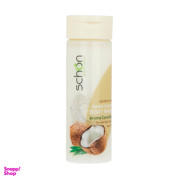 شامپو بدن شون مدل Coconut And Milk حجم 300 میلی‌ لیتر