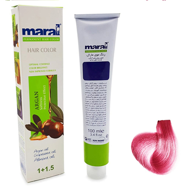 رنگ مو مارال (Maral) سری ترکیبی شماره 8.601 رنگ صورتی باربی مجموعه 2 عددی