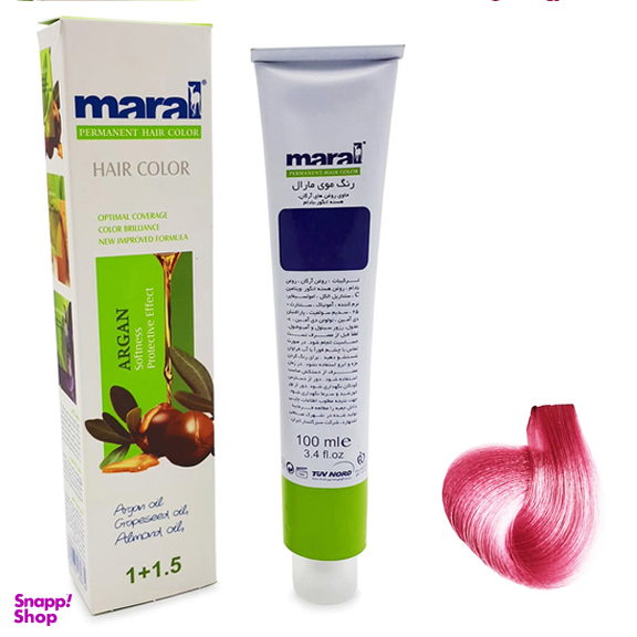 رنگ مو مارال (Maral) سری ترکیبی شماره 8.601 رنگ صورتی باربی مجموعه 2 عددی