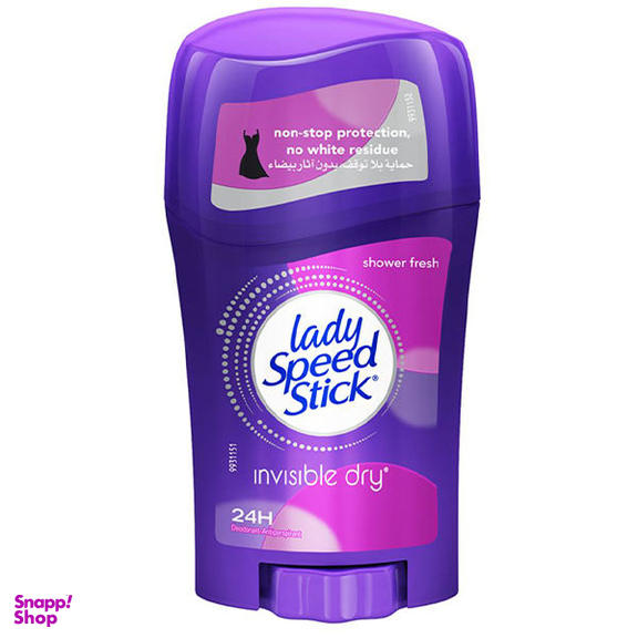 استیک ضدتعریق زنانه لیدی اسپید (Lady Speed) مدل Invisible Dry Shower Fresh حجم 45 میلی لیتر