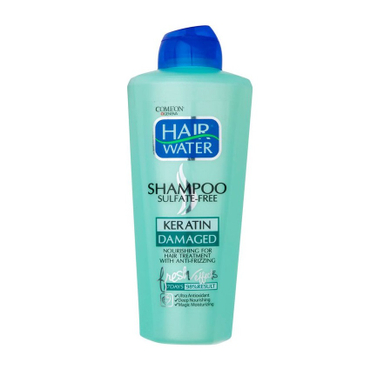 شامپو کامان (Comeon) مدل Hair Water بدون سولفات کراتینه حجم 400 میلی لیتر
