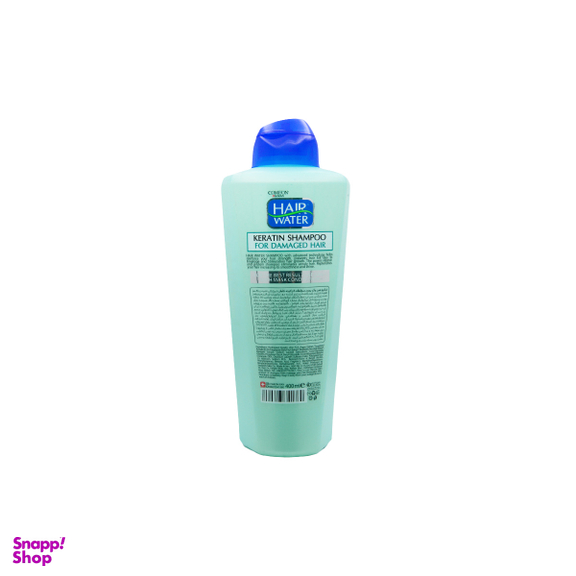 شامپو کامان (Comeon) مدل Hair Water بدون سولفات کراتینه حجم 400 میلی لیتر