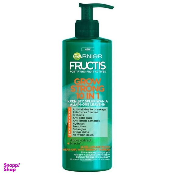 ماسک مو خارج حمام گارنیه (Garnier) مدل 10 کاره حجم 400 میلی لیتر