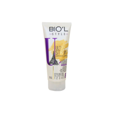 ژل مو بیول (Biol) با قدرت نگه دارندگی فوق العاده بالا حاوی روغن آرگان و کراتین شماره 6 حجم 200 میلی لیتر مجموعه 2 عددی