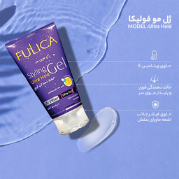 ژل مو فولیکا (Fulica) مدل Ultra Hold با حالت دهندگی قوی حجم 150 میلی‌لیتر مجموعه 2 عددی