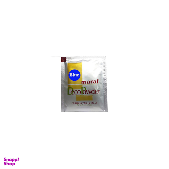 ساشه پودر دکلره مارال (Maral) مدل var رنگ آبی وزن 30 گرم مجموعه 2 عددی
