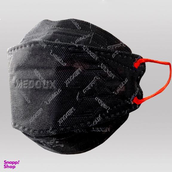 ماسک سه بعدی پلاس مشکی مداکس (Medoux) بسته 25 عددی مجموعه 2 عددی
