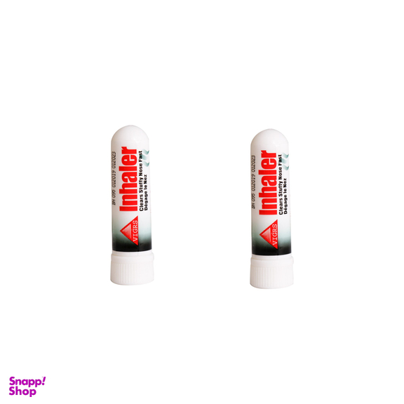 قلم بینی ویکس (VIGRS) مدل Inhaler مناسب درمان گرفتگی بینی وزن 5 میلی گرم مجموعه 2 عددی