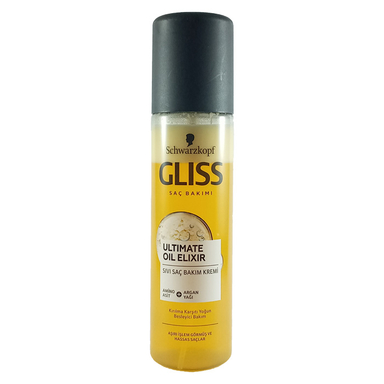اسپری مو گلیس (Gliss) مدل Ultimate Oil Elixir حجم 200 میلیلیتر
