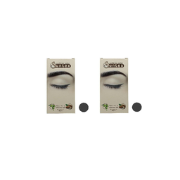 کیت رنگ ابرو سانتکس (Suntex) شماره C5-E6.1 رنگ بلوند دودی تیره حجم 30 میلی‌لیتر مجموعه 2 عددی
