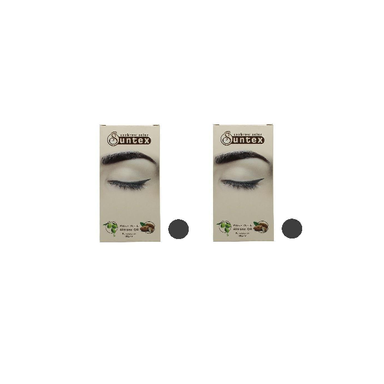 کیت رنگ ابرو سانتکس (Suntex) شماره C5-E6.1 رنگ بلوند دودی تیره حجم 30 میلی‌لیتر مجموعه 2 عددی