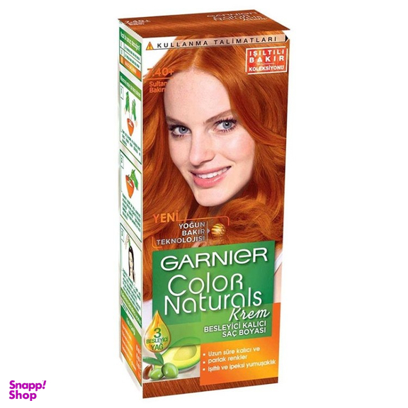کیت رنگ مو گارنیه (Garnier) شماره 7.40 پلاس حجم 40 میلی لیتر