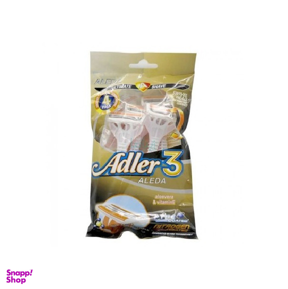 خودتراش ادلر (Adler Aleda) مدل 3 لبه تکی