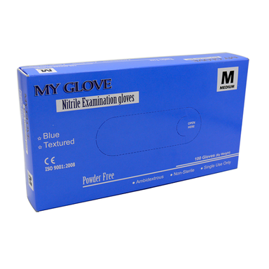 دستکش یکبار مصرف نیتریل مای گلاو (MY Glove) کد 258 بسته 100 عددی