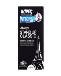 کاندوم کدکس (Kodex) مدل استند آپ کلاسیک بسته 12 عددی