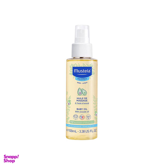 روغن ماساژ بچه موستلا (Mustela) حجم 100 میلی لیتر