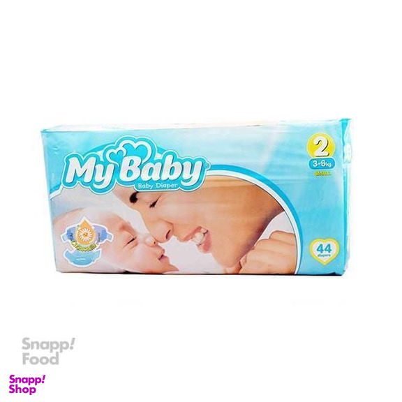 پوشک مای بی بی (My Baby) مدل Chamomile سایز 2 بسته 44 عددی