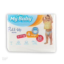 پوشک شورتی بچه مای بیبی (MY Baby) بزرگ سایز 4 بسته 30 عددی