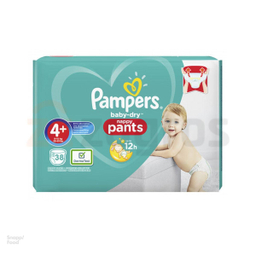 پوشک شورتی پمپرز (Pampers) سری Baby Dry سایز 4+ 38 عددی
