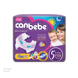 پوشک بچه جان ب ب (Canbebe) سایز پنج 30 عددی